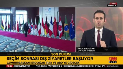 Seçim sonrası dış ziyaretler başlıyor! Cumhurbaşkanı Erdoğan Irak ve ABD’ye gidecek