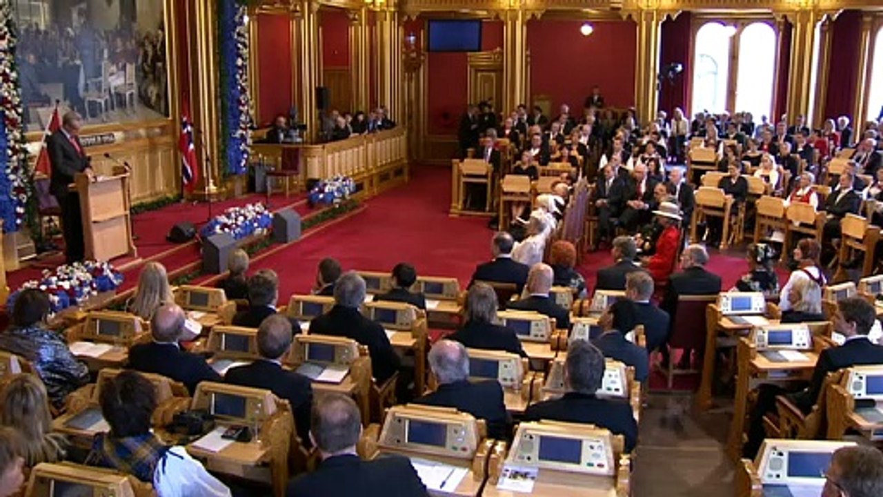 I Churchills fodspor: Se Lykketoft holde historisk tale i Norges Storting |2014| DR