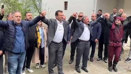İmamoğlu, hemşehrileriyle horon tepti