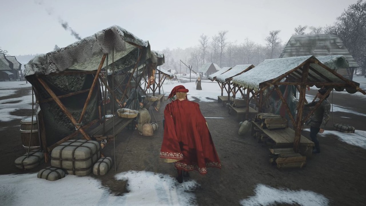 Manor Lords: Wir unternehmen im Winter einen Spaziergang durch unser Start-Dorf