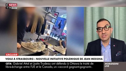 EXCLU - Vendeuse voilée à Strasbourg - Jean Messiha annonce dans "Morandini Live" une cagnotte pour le propriétaire du magasin menacé de mort: "J'estime que ce gérant est un héros" - Regardez
