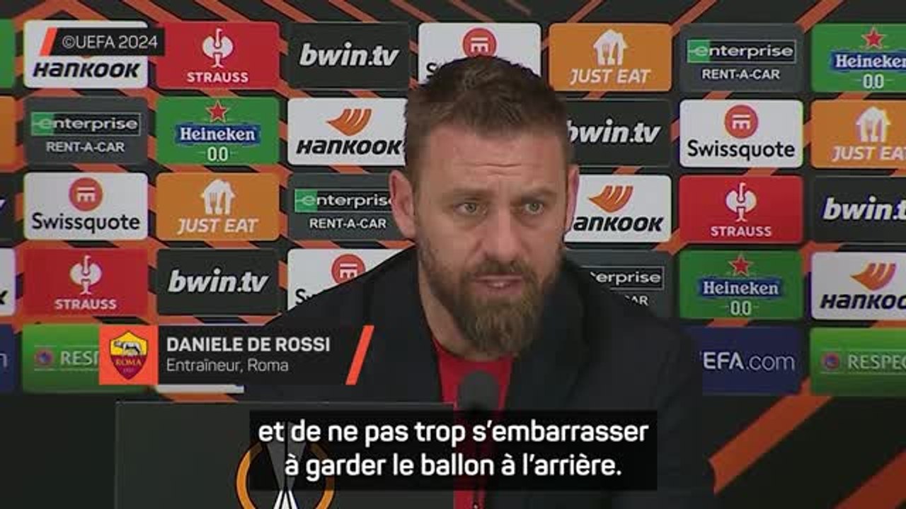 Roma - De Rossi : "Lukaku a réalisé sa meilleure performance depuis que je suis ici"
