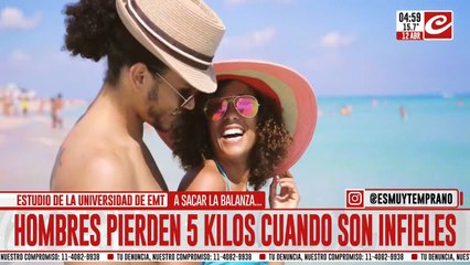 ¿Los hombres pierden peso cuando son infieles?