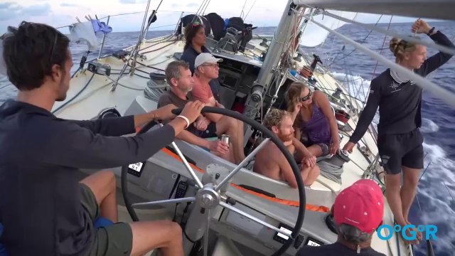 Globe Race 2024 - Marie Tabarly onboard Pen Duick VI final checked in before their grand finish sail around the world