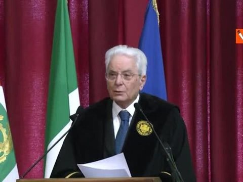 Mattarella: “Università libere, anche nel dissenso al potere”