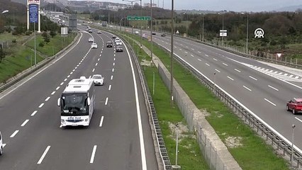 Bolu Tüneli'nde dönüş hareketliliği başladı