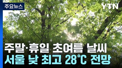 [날씨] 벌써 여름?...일요일 전국 곳곳 29도까지 오른다 / YTN