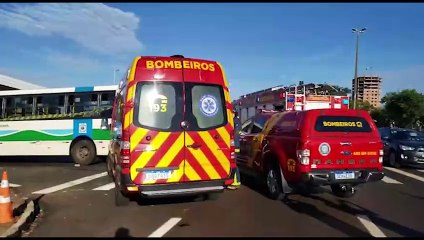 Conforme PM, perícia será realizada em local de grave atropelamento com ônibus