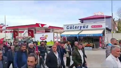 Tuzluca'da seçim protestosu devam ediyor