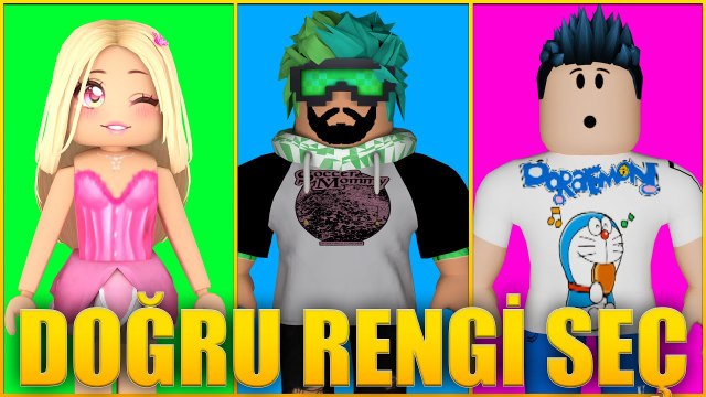 DOĞRU RENGİ SEÇ KAZAN YADA ÖL | ROBLOX CHOOSE LONGEST COLOR TÜRKÇE | HAN KRAL EKİP