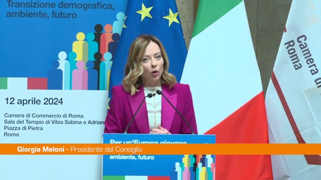 Natalità, Meloni Priorità assoluta del governo