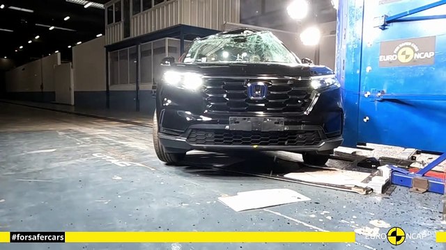 Le SUV de taille intermédiaire Honda CR-V obtient quatre étoiles sur cinq possibles aux crash-tests Euro NCAP 2024