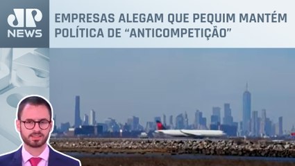 Aéreas pedem que EUA rejeite novos voos vindos da China; Fabrizio Neitzke comenta