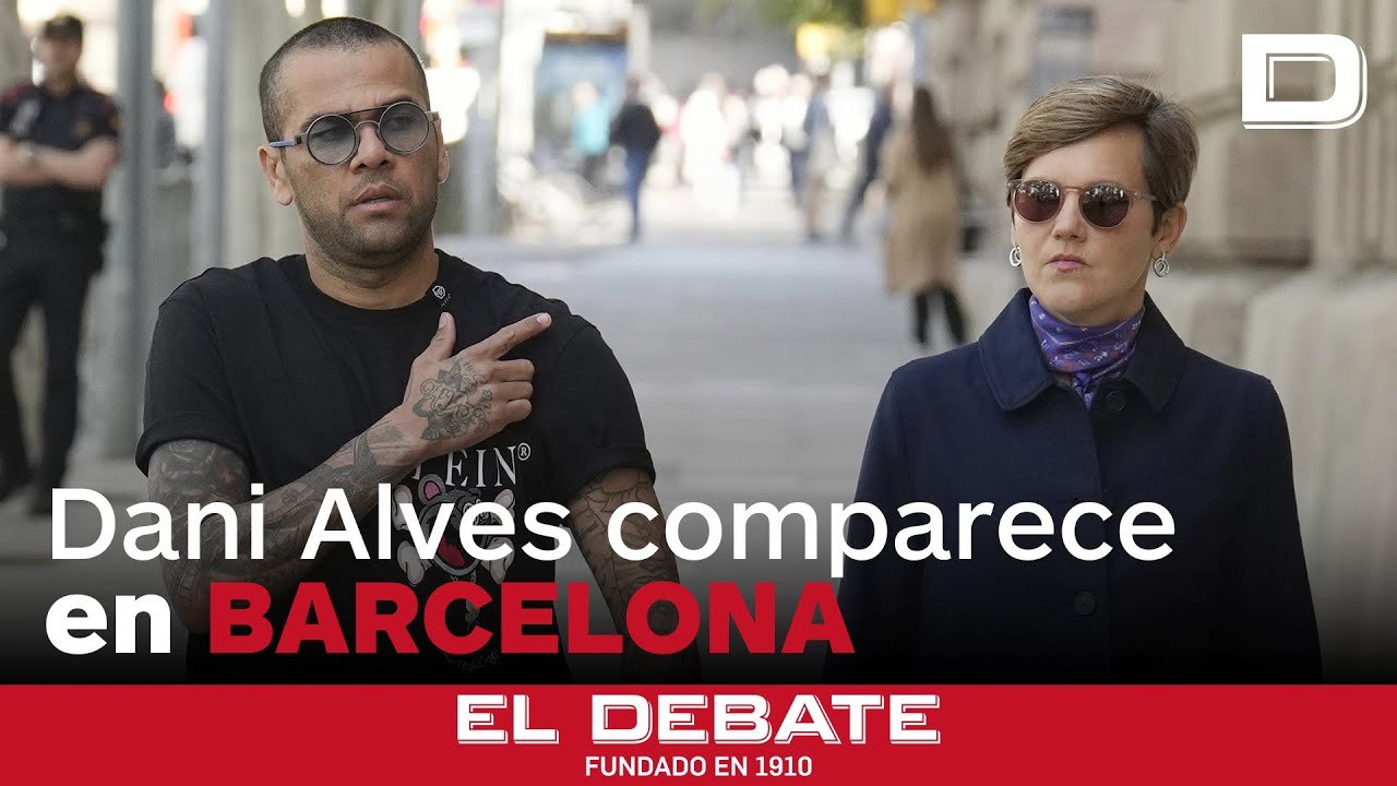 Dani Alves comparece en la Audiencia de Barcelona
