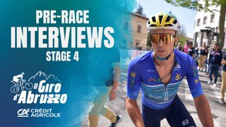 Il Giro d'Abruzzo 2024 | Stage 4: pre-race interviews