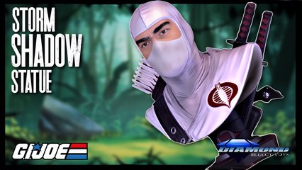 Diamond Select G.I. JOE Legends in 3D Storm Shadow 1/2 Scale Limited Edition Bust