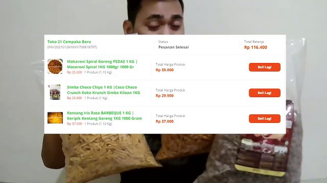 REVIEW JUJUR CEMILAN KILOAN 30k SIMBA,MAKARONI SPIRAL,KERIPIK KENTANG YANG HITS DI TOKOPEDIA-SHOPEE