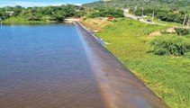 Açude de Pilões está sangrando e Cajazeiras registra maior volume de chuvas nas últimas horas