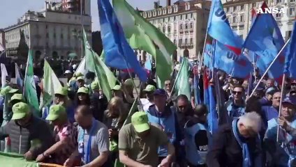 10mila metalmeccanici in sciopero a Torino