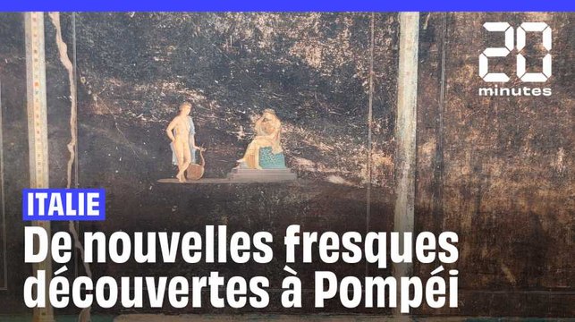 Italie : Découverte à Pompéi de nouvelles fresques inspirées de la guerre de Troie