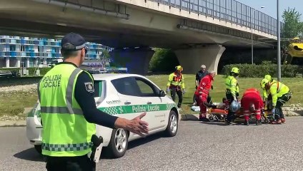 Segrate, incidente sulla Rivoltana