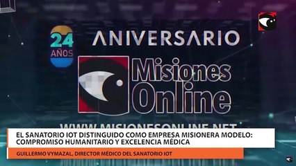 El Sanatorio IOT distinguido como Empresa Misionera Modelo: Compromiso Humanitario y Excelencia Médica
