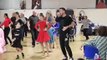 Strictly star Giovanni Pernice pops into dance school