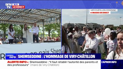 "Vos gestes de solidarité nous ont été d'un soutien inestimable": le message de la mère de Shemseddine, lu lors de la marche blanche