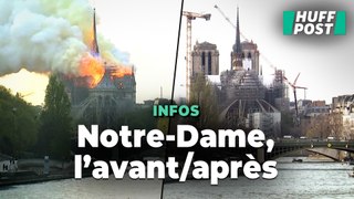 L'avant/après de la cathédrale Notre-Dame de Paris cinq après l'impressionnant incendie
