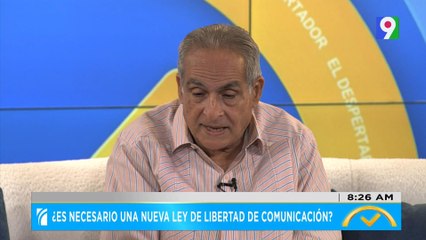 ¿Es necesario una nueva ley de libertad de comunicación?, según Manuel Quiroz | El Despertador