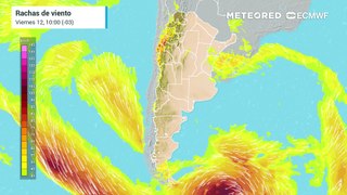 El tiempo en Argentina este fin de semana: la ciclogénesis intensificará las lluvias y los vientos en las próximas horas