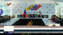 Venezuelan CNE meets with international observers