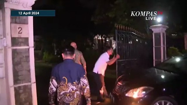 Detik-Detik Prabowo Tiba di Cikeas Temui SBY