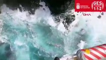 Fotoğraf çekerken kayalıklardan denize düşen turist kurtarılamadı