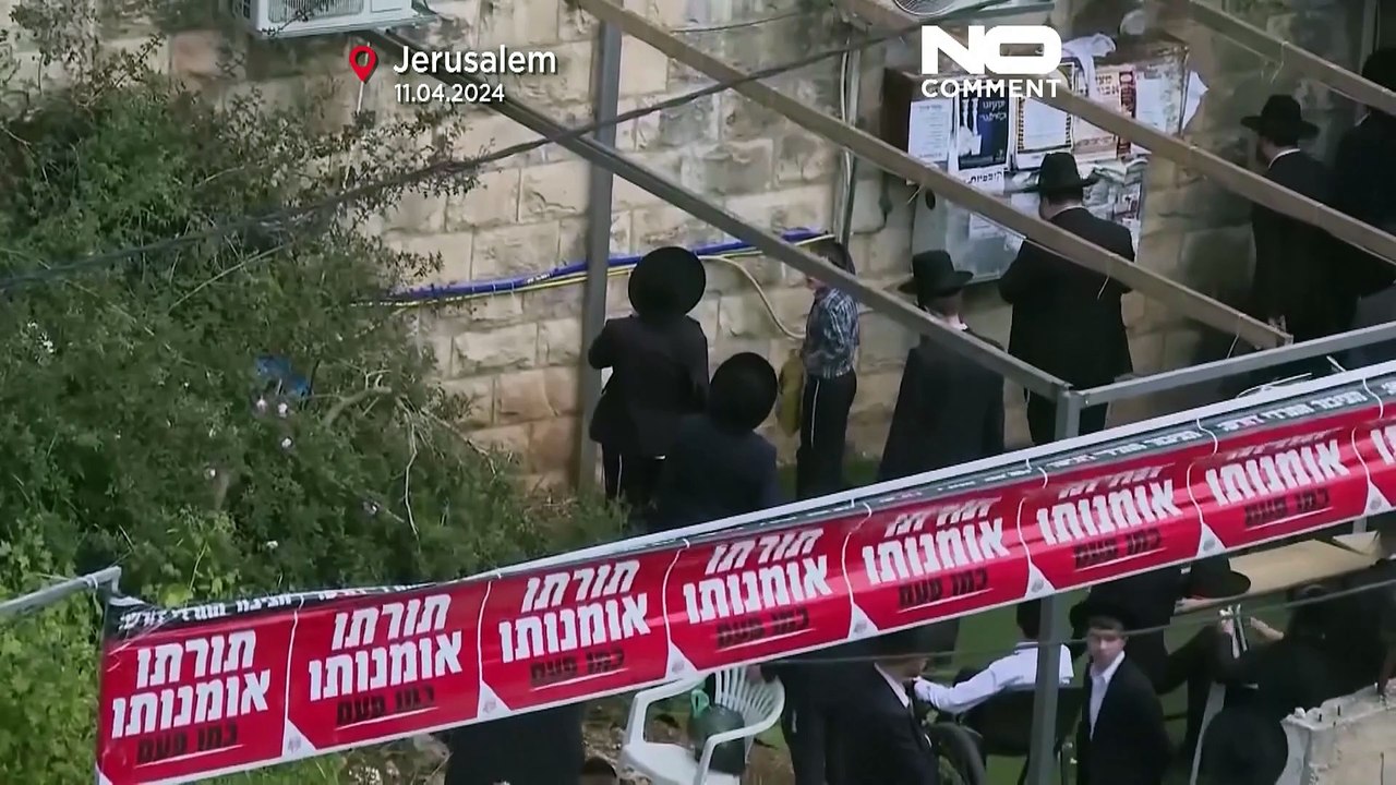Ultraorthodoxe Juden protestieren gegen Militärdienst