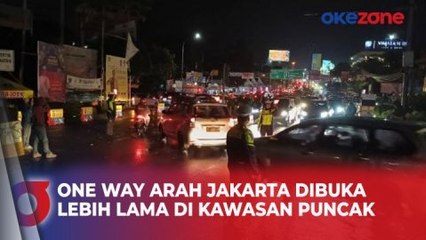 Download Video: Arus Lalin Jalur Puncak Bogor Padat Imbas One Way Arah Jakarta Dibuka Lebih Lama