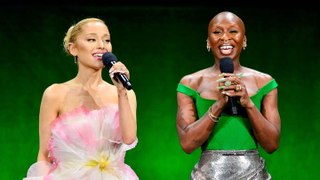 Ariana Grande and Cynthia Erivo Just Went Full 'Wicked' in Pink and Green Dresses