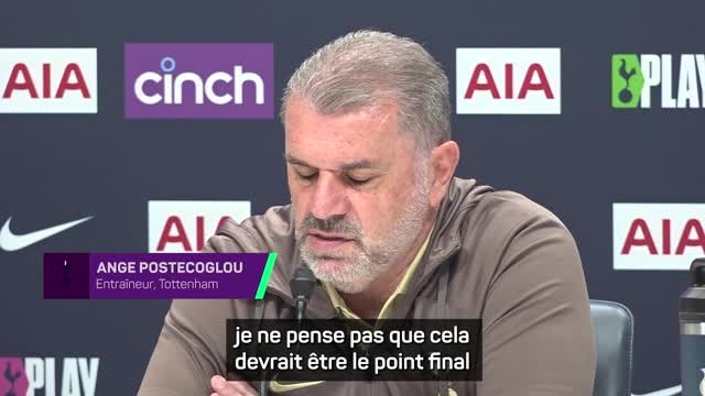 Tottenham - Postecoglou : “L'accès à la Ligue des champions est synonyme d'exigences plus élevées”