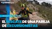 Guardia civil rescata a una pareja de excursionistas en Coma dels Cellers