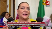 Guadalupe Taddei aseguró que 200 candidatos han pedido protección al INE