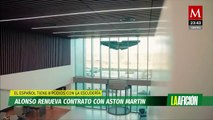 Fernando Alonso renueva contrato con Aston Martin