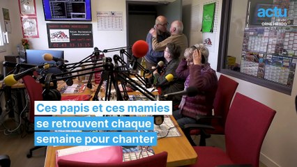 Ces anciens ont leur émission de radio