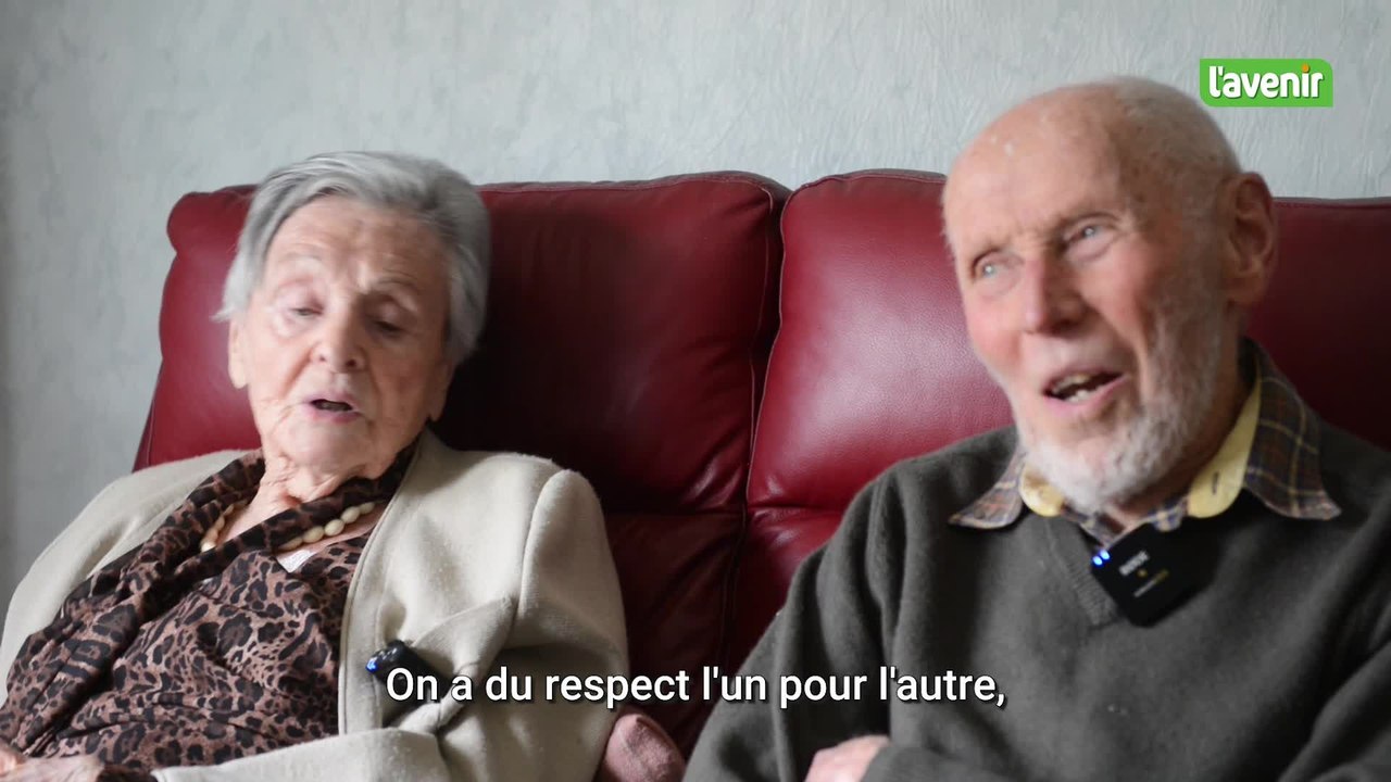 Témoins de mariages - Marie et André, à Jambes : 69 ans de mariage