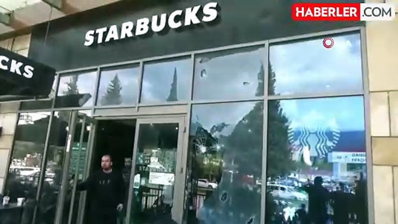 Kahramanmaraş'ta Starbucks'a pompalı tüfekli saldırı