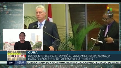 Primer Ministro de Granada visita Cuba