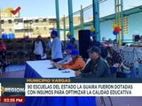Autoridades Nacionales dotaron de insumos escolares a las instituciones educativas del estado La Guaira