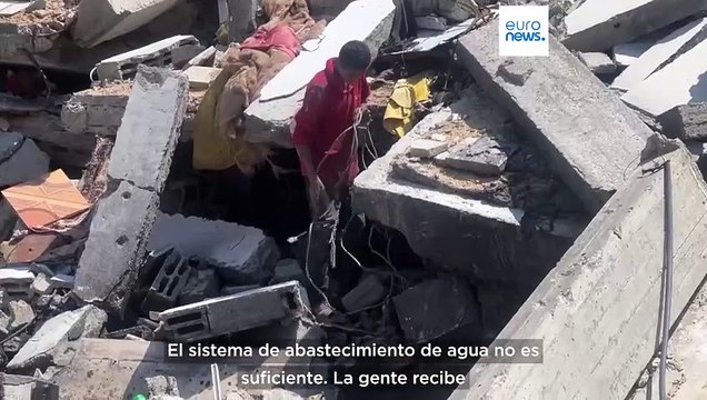 La ONU advierte del riesgo de enfermedades por agua contaminada en Gaza