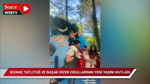 Kıvanç Tatlıtuğ ve Başak Dizer, oğulları Kurt Efe'nin yeni yaşını kutladı