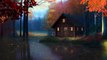 Autumn Rain Serenade: Calm Cabin Ambience with Gentle Rain Sounds