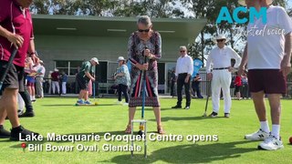 Lake Macquarie Croquet Centre opens